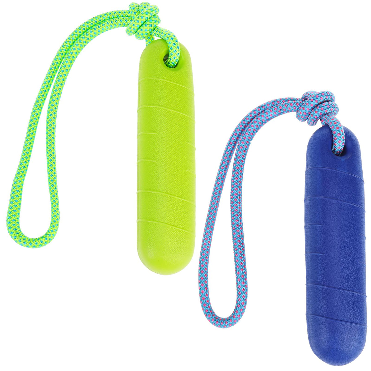 PUPTECK interactive dog pool toy blue floating for water fetch and training.