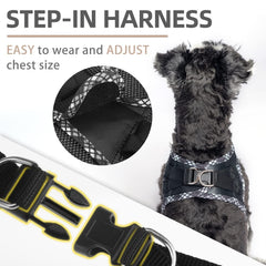 PUPTECK reflective strips boost nighttime visibility for safer walks.