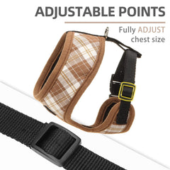 PUPTECK soft-edge harness closeup for ergonomic comfort