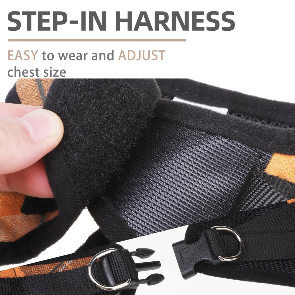 PUPTECK soft mesh harness with breathable design for all-day comfort.