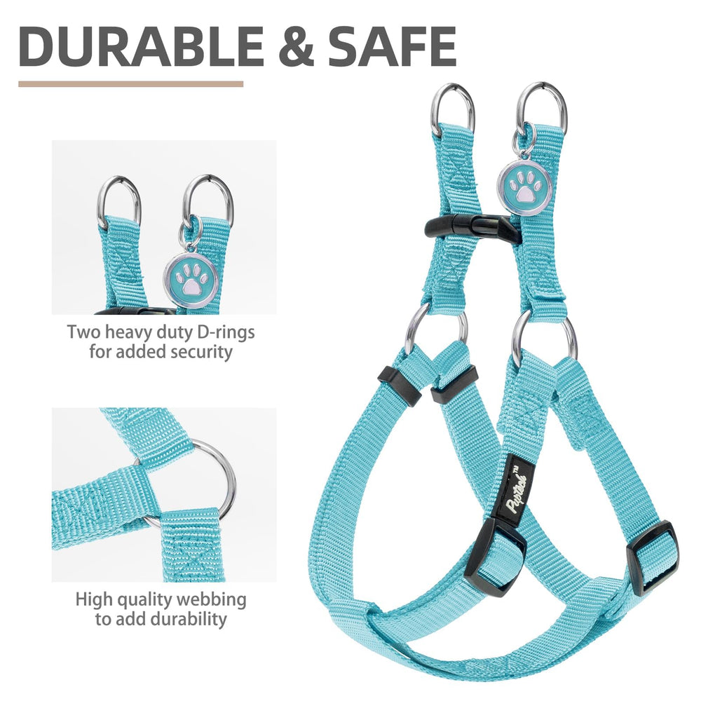 PUPTECK Step-in harness easy-on design for quick fitting