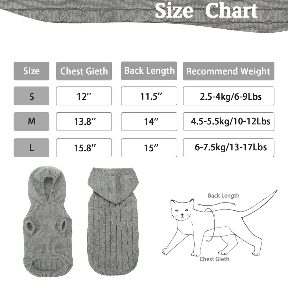 PUPTECK winter sweater grey side view illustrates easy wear for daily adventures.