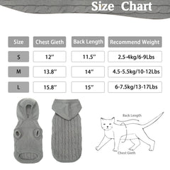 PUPTECK winter sweater grey side view illustrates easy wear for daily adventures.