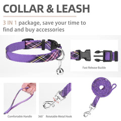 PUPTECK 4.9ft leash with 360-degree rotating hook for versatile control