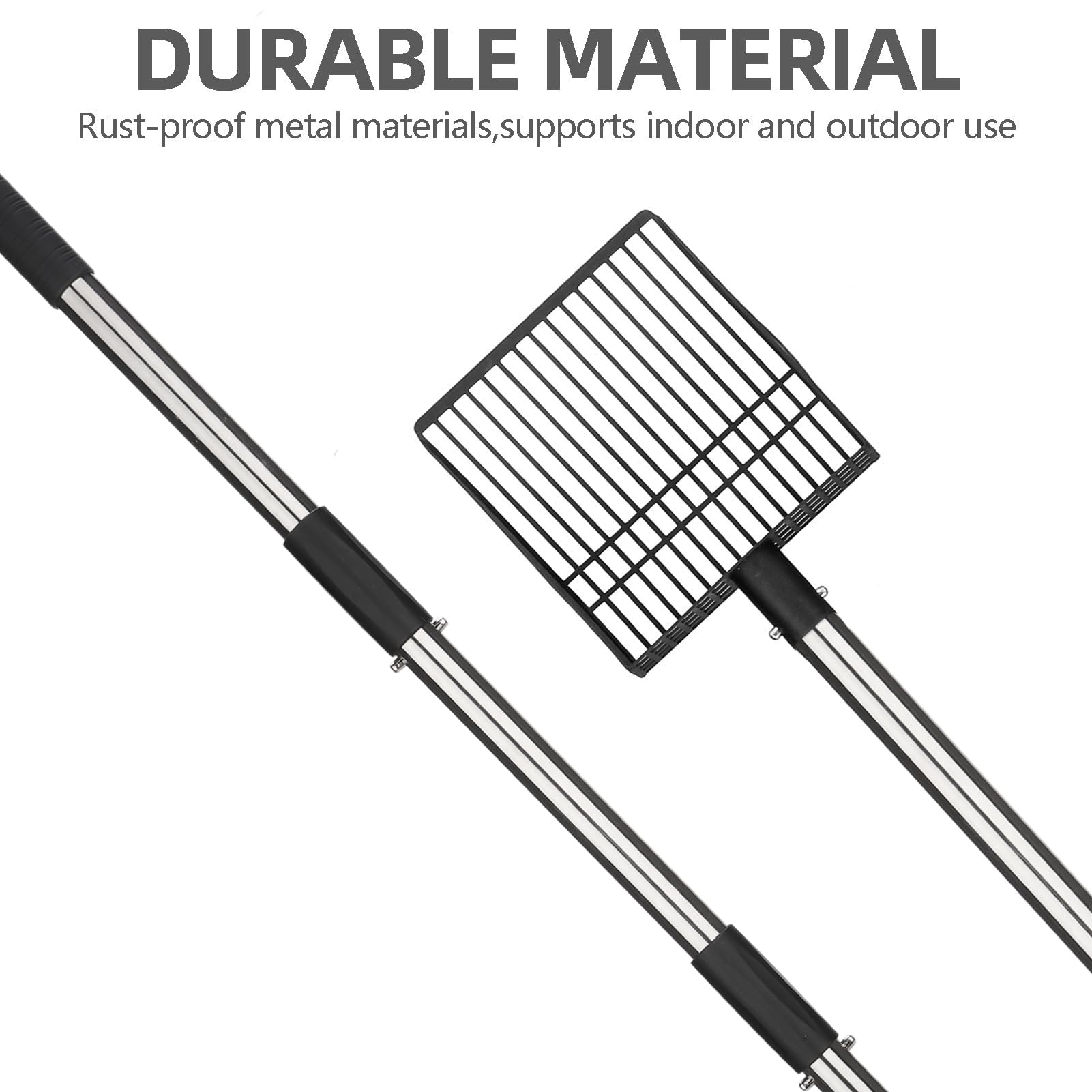 PUPTECK adjustable-length-scoop fits different users and heights.