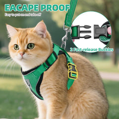 PUPTECK arnés gato ajustes cuatro puntos para ajuste perfecto