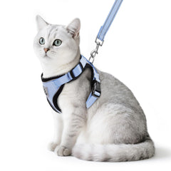 PUPTECK arnés gato malla transpirable para paseos cómodos y seguros