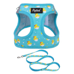 PUPTECK arnés para perro pequeño, ligero y transpirable para paseos cómodos.