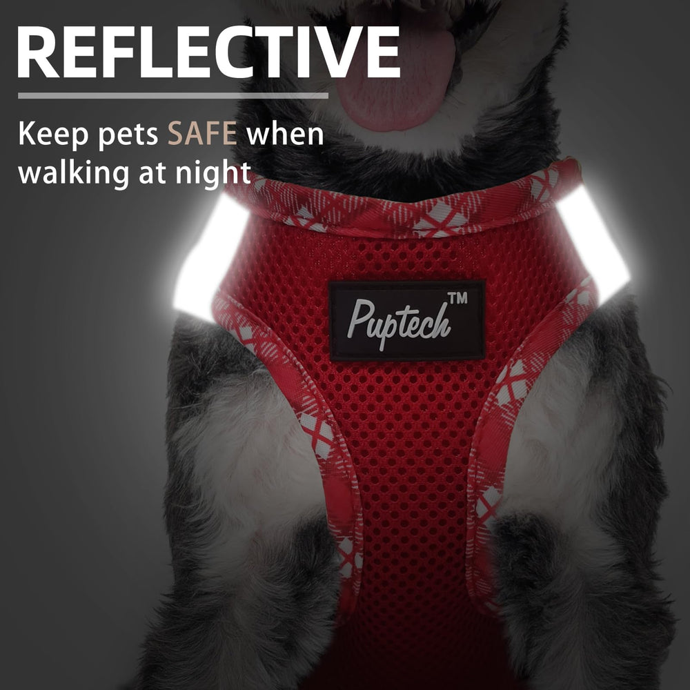 Arnés PUPTECK con tiras reflectivas, seguridad nocturna para caminatas.