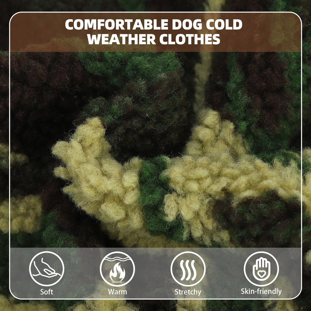 PUPTECK camouflage dog hoodie back pocket detail adds practical storage
