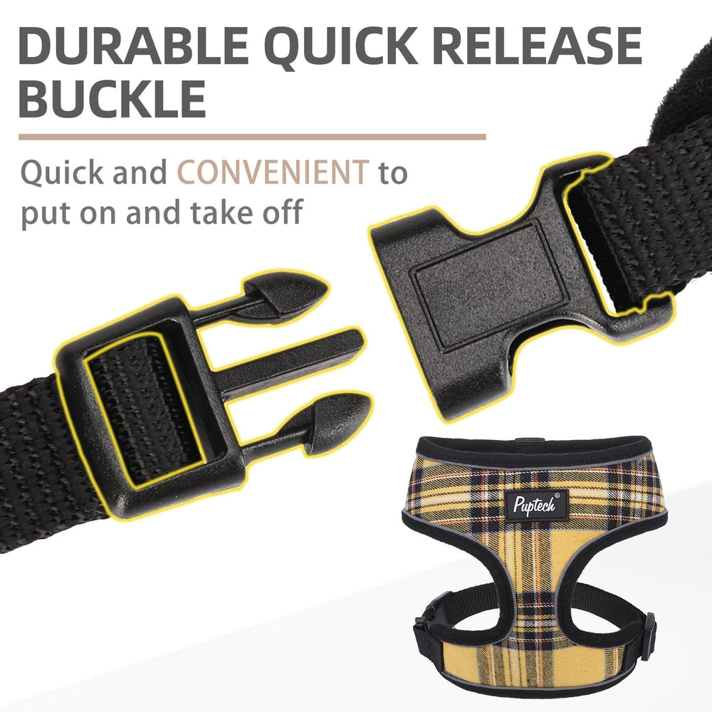 Diseño a cuadros único de PUPTECK para estilo en paseos.