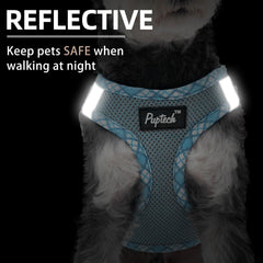 PUPTECK no-pull chest-stress distribution design for safer walks.