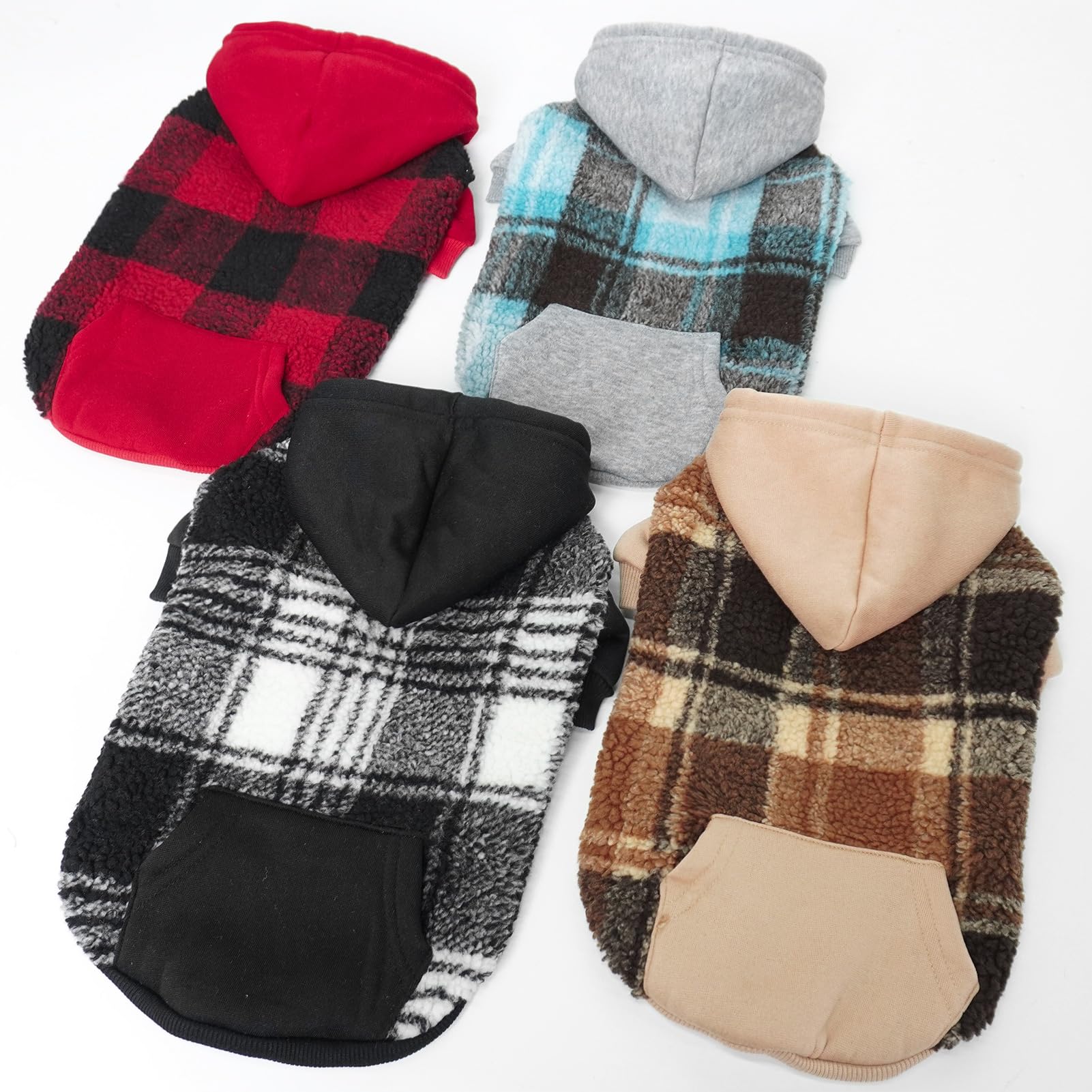 PUPTECK dog hoodie size guide helps pick the right fit.
