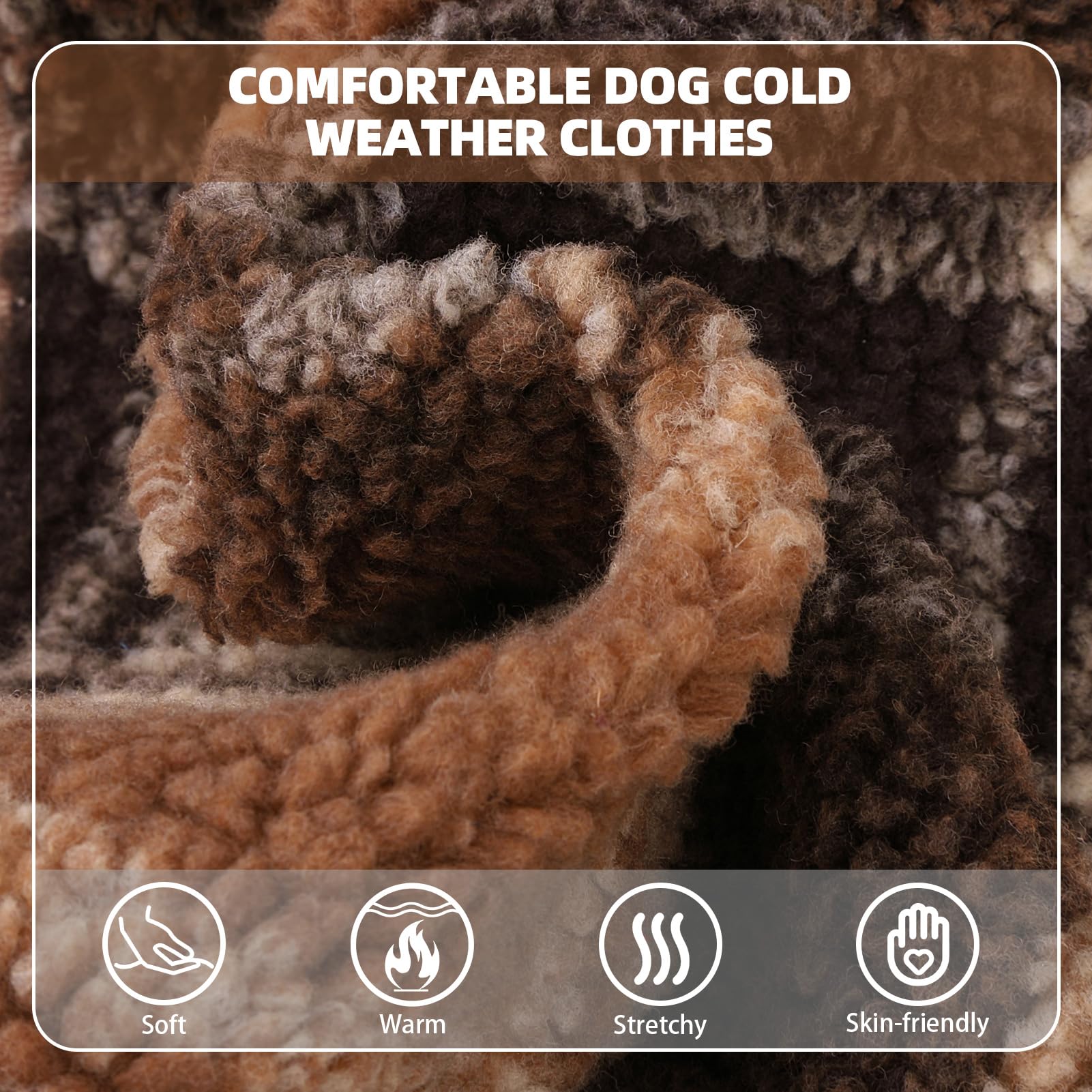 PUPTECK dog hoodie windproof-hood keeps wind out during chilly strolls.