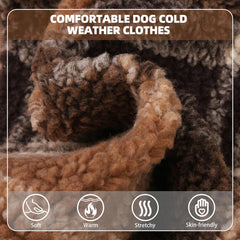 PUPTECK dog hoodie windproof-hood keeps wind out during chilly strolls.