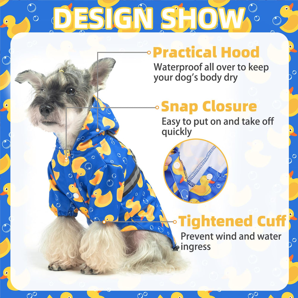 PUPTECK raincoat reflective strips boost nighttime visibility.