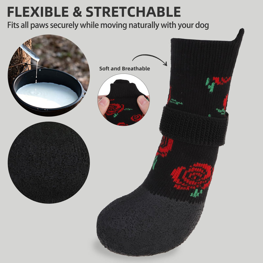 PUPTECK boots feature adjustable straps for a snug, secure fit