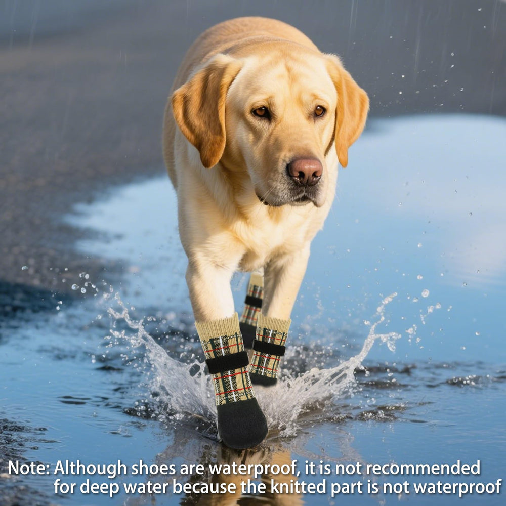 PUPTECK dog shoes paw protectors in action supporting outdoor protection.