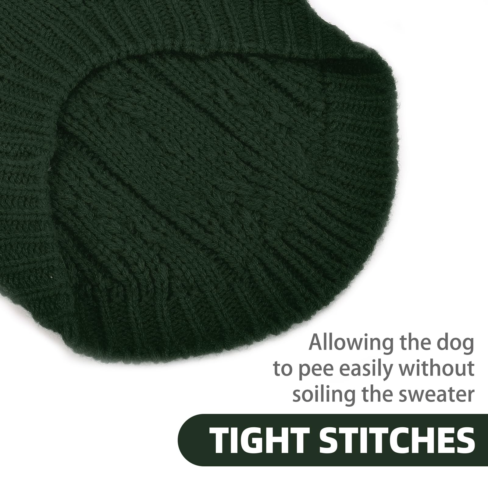PUPTECK thick 100% acrylic knit traps warmth with skin-friendly feel