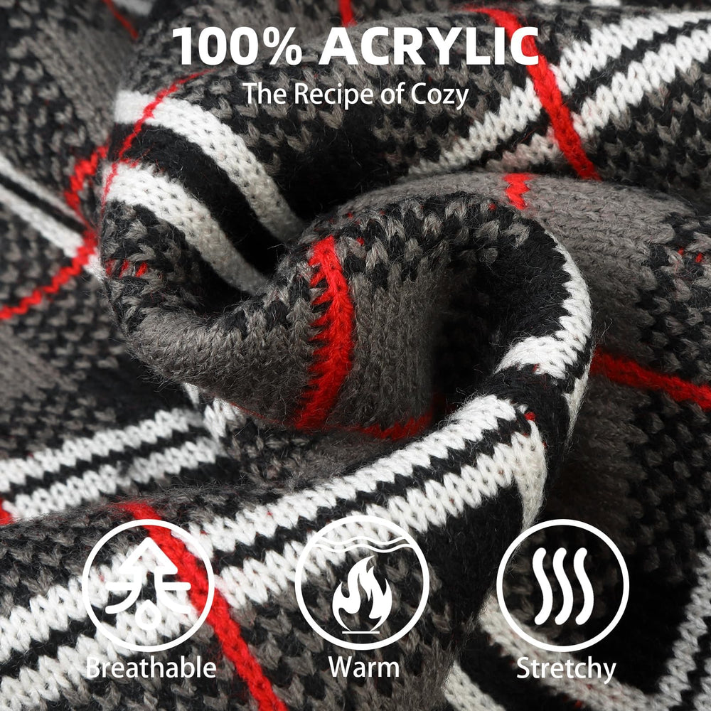 PUPTECK dog sweater with back leash hole for easy outdoor walks.