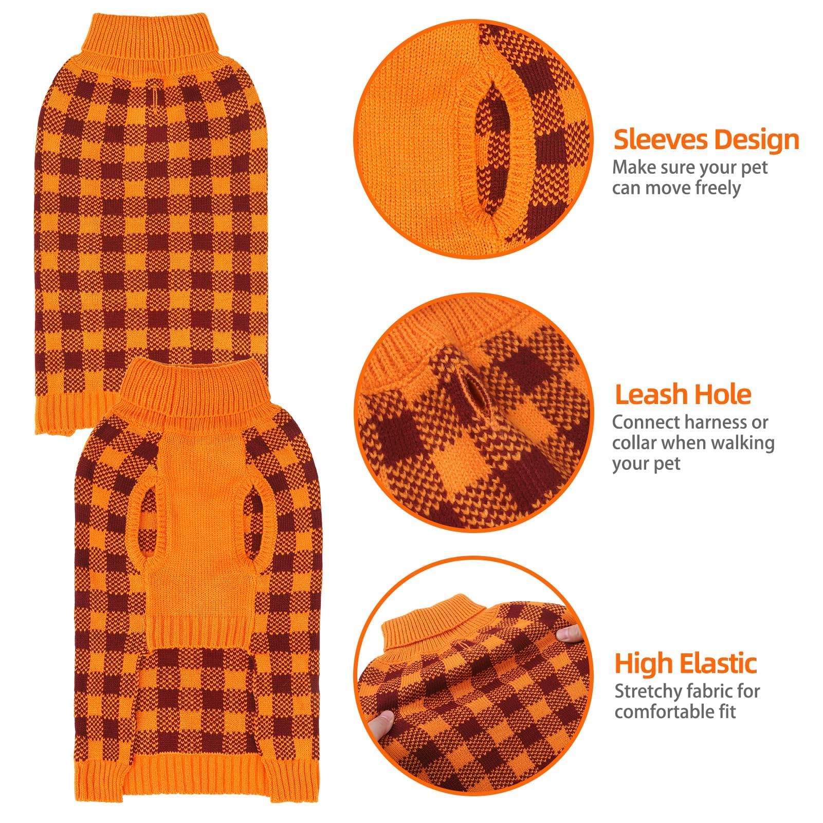 PUPTECK plaid-on-dog-winter-warmth showcases cozy layering for cold outings.