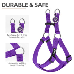 PUPTECK durable nylon webbing provides sturdy daily walks.