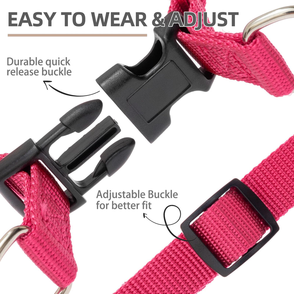 PUPTECK Durable Soft Nylon Webbing, comfortable daily walks for dogs