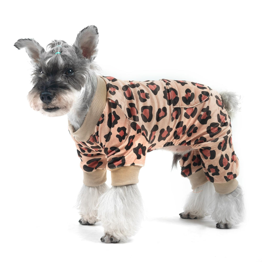 Pupteck elastic stretch neckline pajamas emphasize easy on-off and mobility.