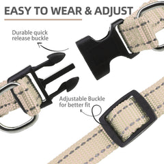 PUPTECK nylon webbing detail shows durable, smooth material