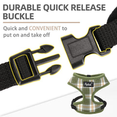 PUPTECK olive-green leash with harness offers secure control during strolls
