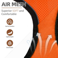 PUPTECK leash with soft mesh harness, ideal for urban walking.