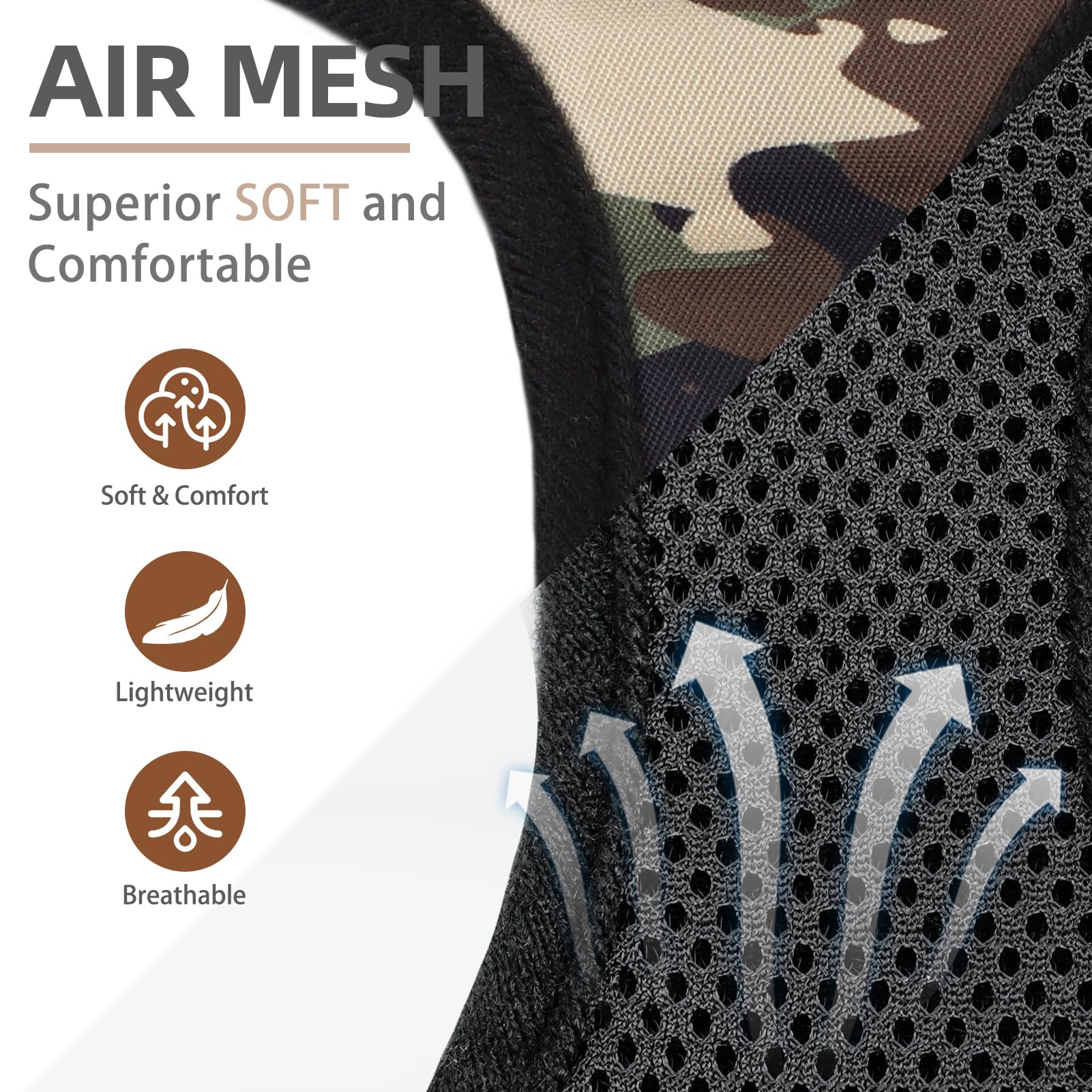 PUPTECK lightweight breathable air mesh keeps dogs cool during play.