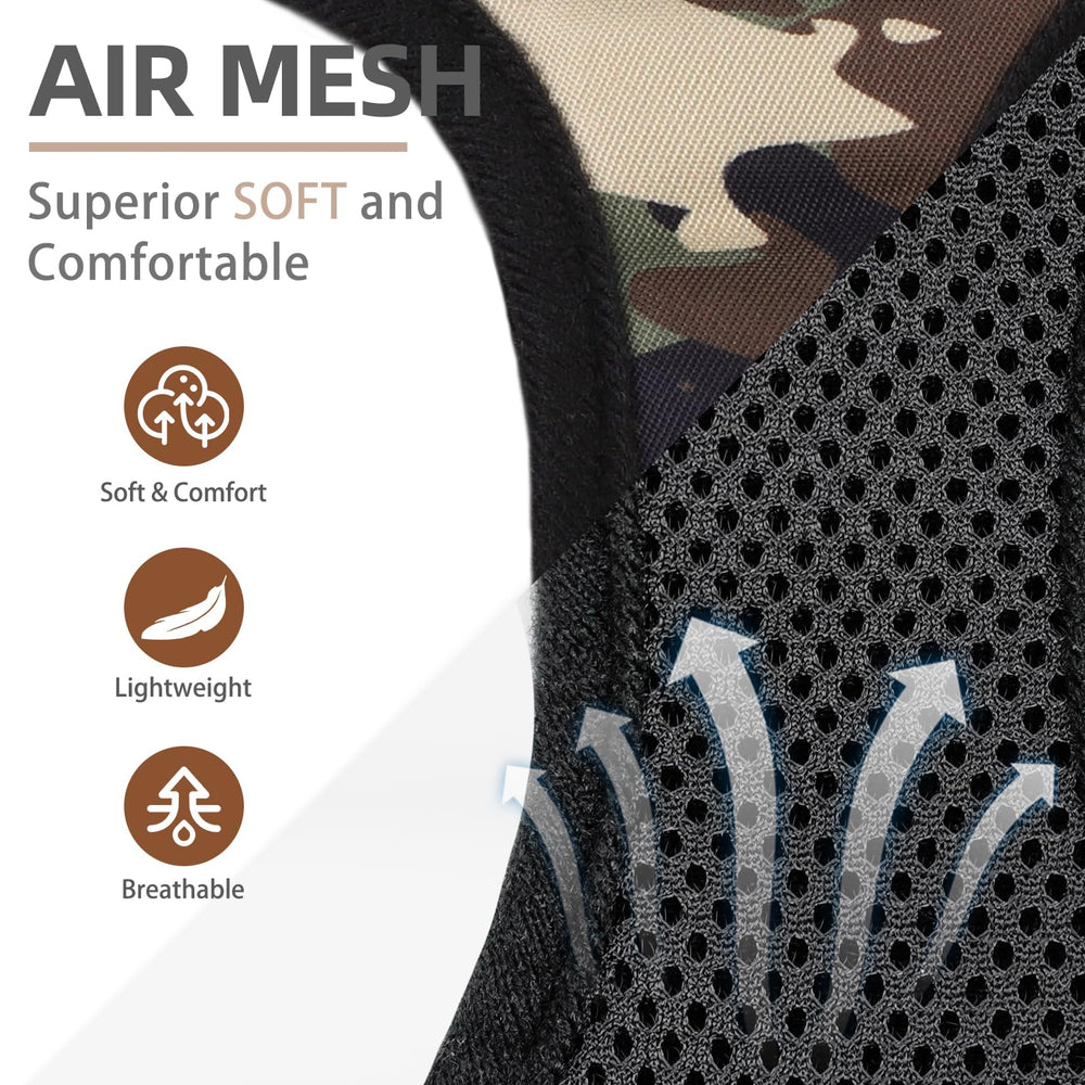 PUPTECK lightweight breathable air mesh keeps dogs cool during play.