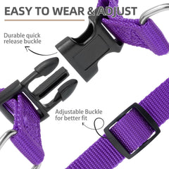 PUPTECK No Pull harness closeup shows durable, smooth nylon webbing.