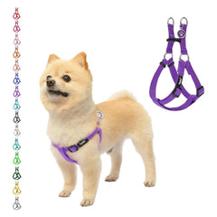 PUPTECK No Pull Harness front view highlights step-in design for quick wear.