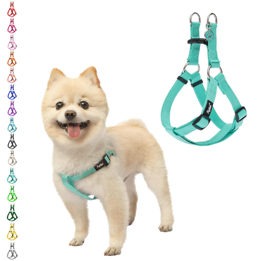 PUPTECK No Pull harness front view for comfortable control during walks