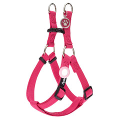 PUPTECK No Pull Harness hot pink XS front view for controlled walks