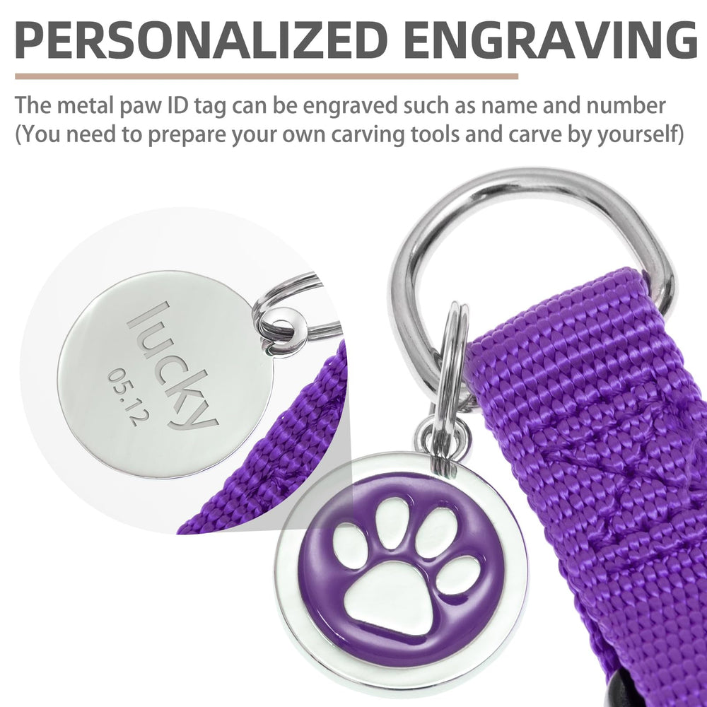 PUPTECK ID tag detail displays DIY engraving option.