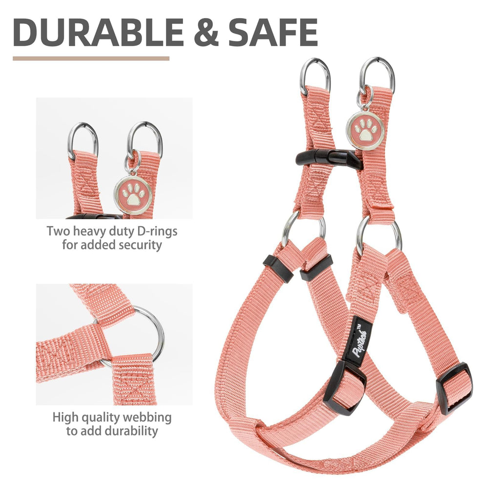 PUPTECK No Pull Harness step-in design eases quick daily walks.
