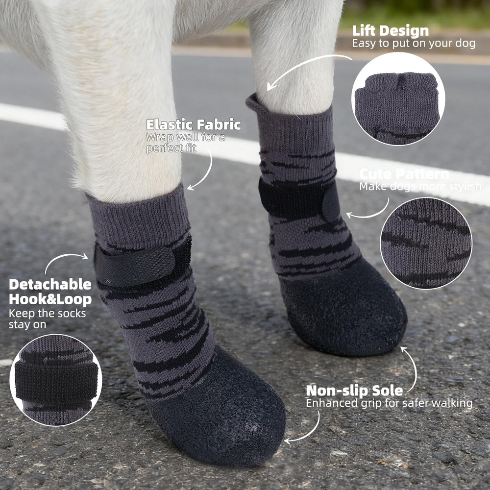 PUPTECK paw protection outdoors shields paws from debris during walks