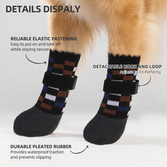 PUPTECK paw protectors shield paws from debris and rough ground