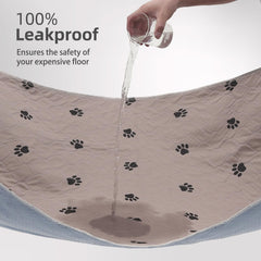 PUPTECK waterproof layer pee pad prevents floor leaks