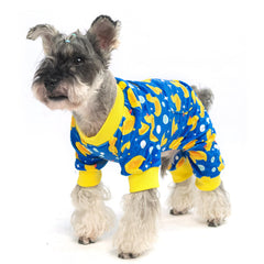 PUPTECK pijama para perro, detalle tejido acolchado para calidez.