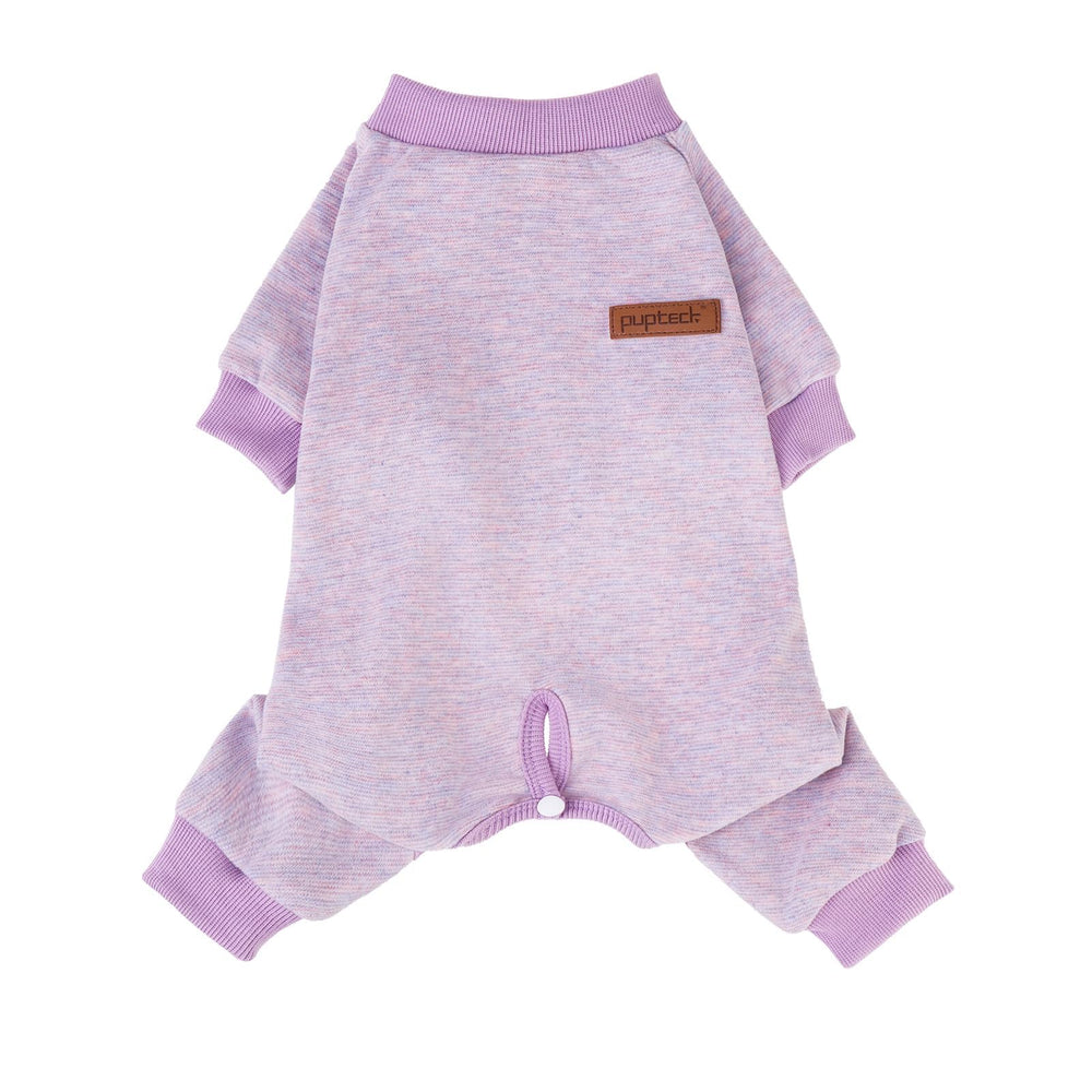 PUPTECK Pijama para perro, vista frontal suave para comodidad diaria.