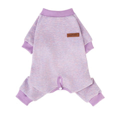 PUPTECK Pijama para perro, vista frontal suave para comodidad diaria.