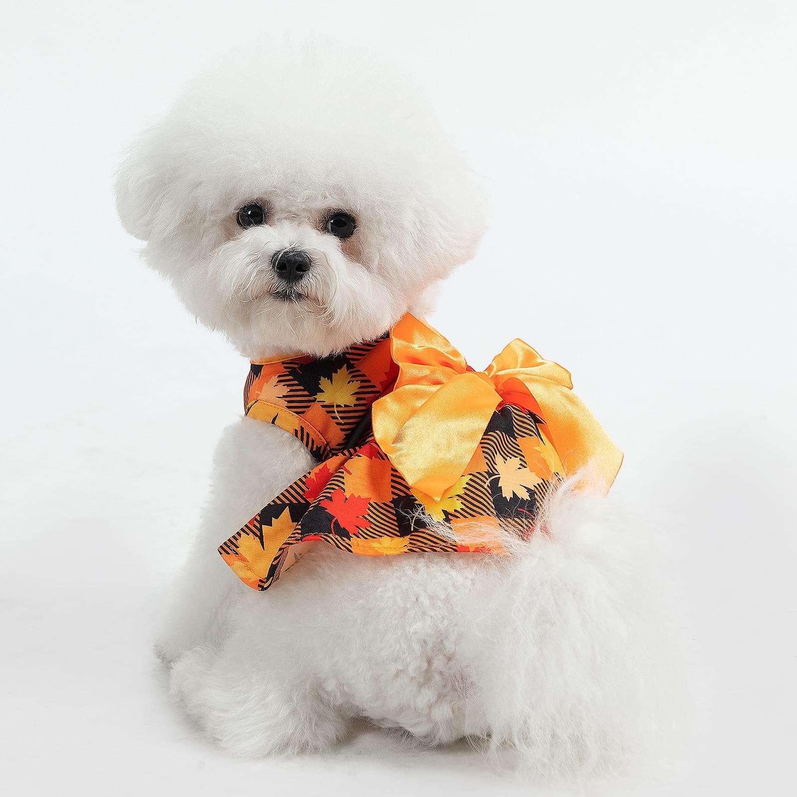 PUPTECK plaid dress fabric texture close-up emphasizes soft, breathable blend