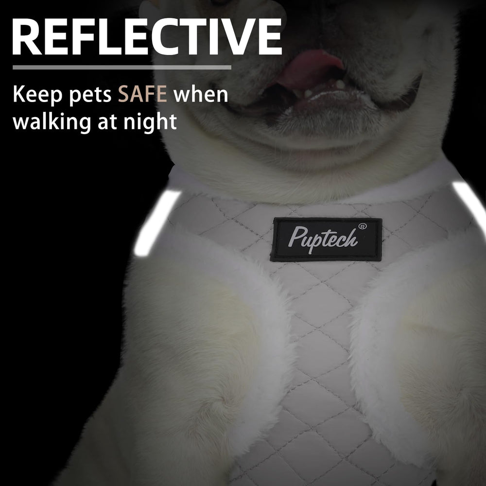 PUPTECK Plush leash length 58 inches, comfortable control on walks