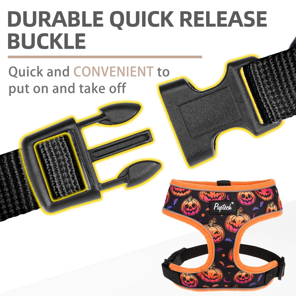 PUPTECK quick-release buckle close-up for easy on/off during busy mornings.