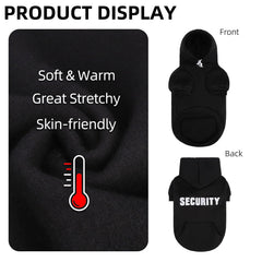 PUPTECK hoodie cuffs and hem trap heat during cold walks