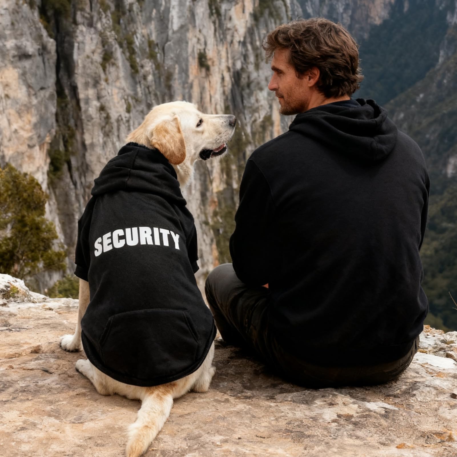 PUPTECK hoodie with durable print; machine washable for easy care